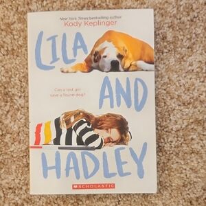 Scholastic Lila and Hadley Book with Blue and Orange Cover
